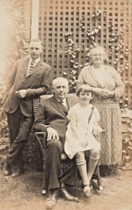 COUNCIL BLUFFS IA~4 GENERATIONS OF THE ALEXANDER FAMILY & CHAMBERS~RPPC POSTCARD