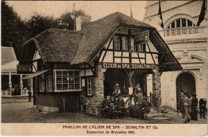 PC CPA ADVERTISING, SCHALTIN ET CO, PAVILLON DE L'ELIXIR, POSTCARD (b10019)