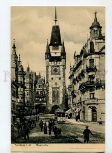 3150705 GERMANY Freiburg I.B. Martinstor TRAM Vintage postcard