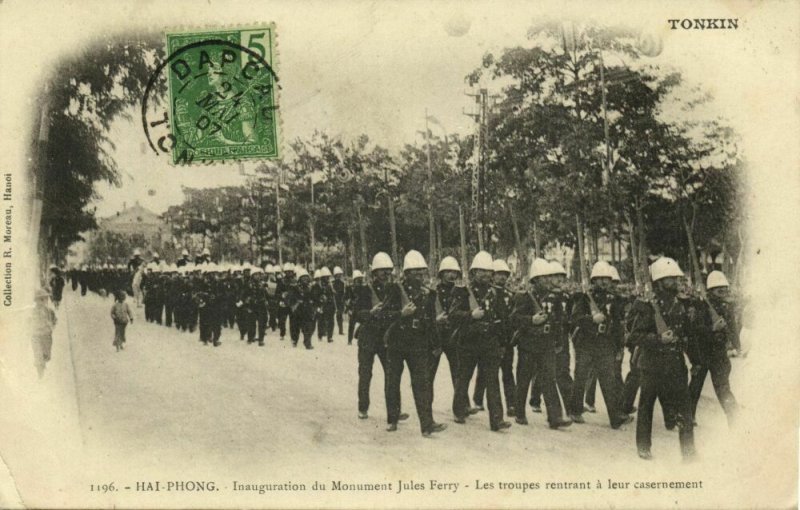 indochina, TONKIN, HAI-PHONG, Inauguration du Monument Jules Ferry (1907)