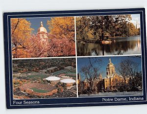 Postcard Four Seasons, Notre Dame, Indiana