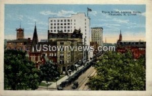 Tryon Street in Charlotte, North Carolina