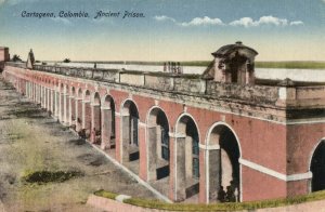 colombia, CARTAGENA, Ancient Prison (1910s) Postcard