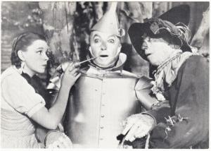 Postcard of The Wizard of Oz Movie #4 Dorothy Tin Man and Scarecrow