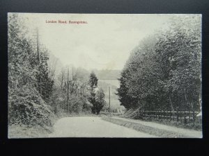 Hampshire BASINGSTOKE London Road c1905 Postcard by Terry Hunt