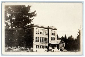 1917 North Side School Building View Bonner's Ferry Idaho ID RPPC Photo Postcard