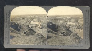 REAL PHOTO CHINKIANG CHINA THE YAHGTZE RIVER VINTAGE STEREOVIEW CARD