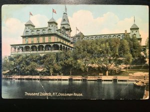 Vintage Postcard 1911 Crossman House Thousand Islands New York