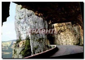 Postcard Modern Landscape Vercors Route Great Narrow overlooking the Valley o...