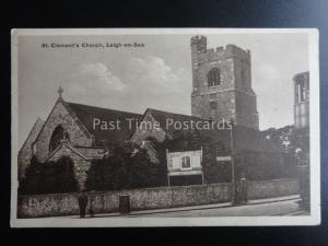 Essex LEIGH ON SEA St. Clements Church - Old Postcard