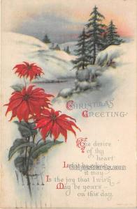 Christmas  Ellen H Clapsaddle Wolf Publishing 1919 postal marking on front