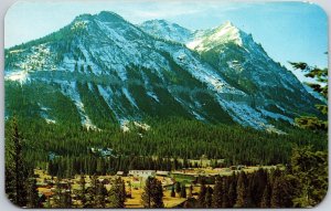 1956 Cooke Montana & Republic Mountain Yellowstone Park MT Posted Postcard