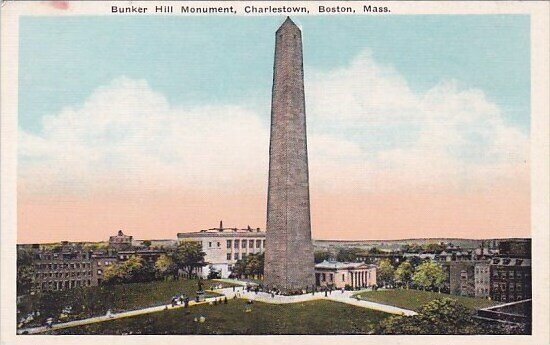 Bunker Hill Monument Charlestown Boston Massachusetts