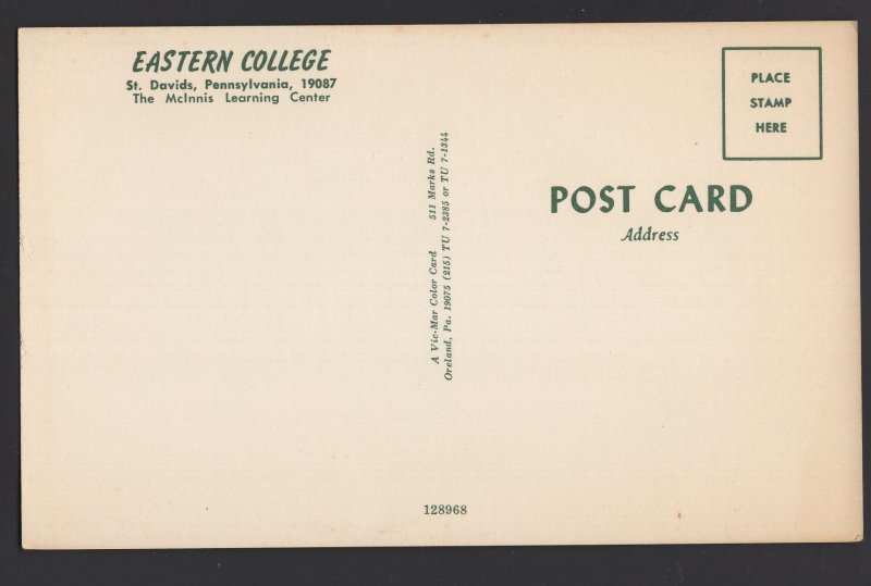 Pennsylvania St. DAVIDS Eastern College - McInnis Learning Center ~ Chrome