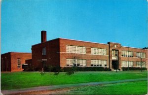 Elementary School Dalton Georgia GA VTG Postcard UNP Unused Colorking 