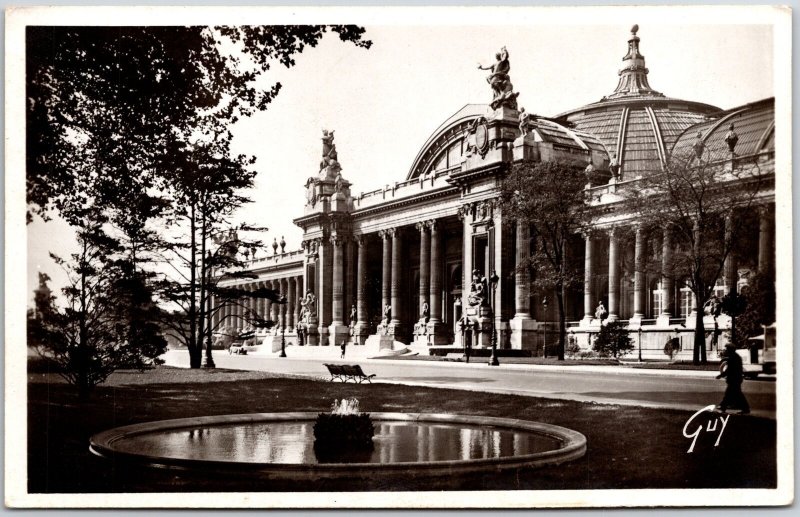 Paris Et Ses Merveilles Grand Palais France Real Photo RPPC Postcard