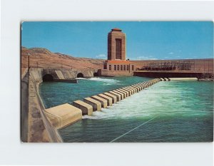 Postcard Fort Peck Dam & Power House Missouri River Eastern Montana USA