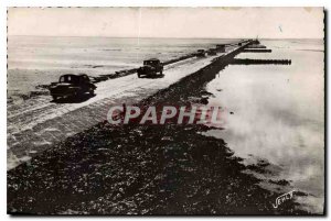 Postcard Modern Noirmoutier Passage Road Goa passable Low Reliant was Maree I...