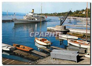 Modern Postcard Thonon les Bains Haute Savoie