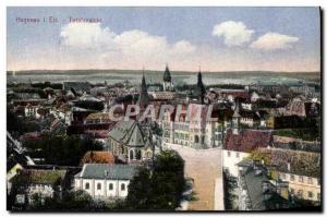 Old Postcard Hagenau Totalansicht