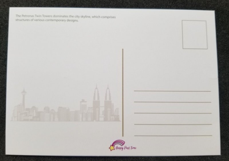 [AG] P72 Malaysia Petronas Twin Tower Kuala Lumpur City Building (postcard) *New