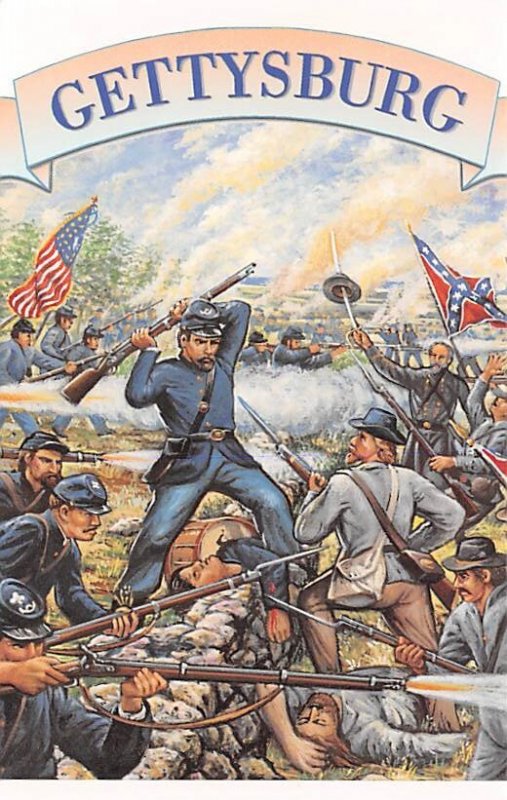 Gettysburg Lee invaded North second time, USA Civil War Unused 