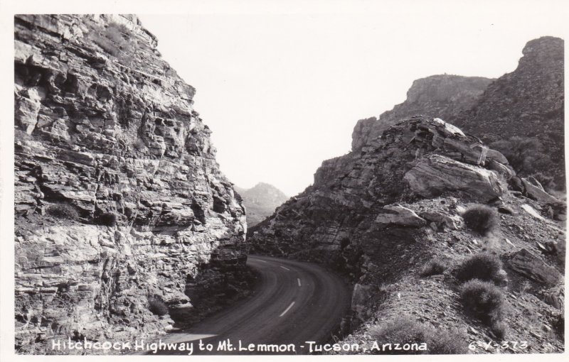 Arizona Tucson Hitchcock Highway To Mt Lemon Real Photo