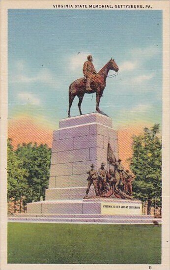 Pennsylvania Gettysburg Virginia State Memorial