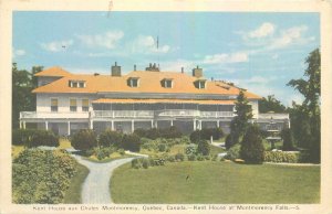 Canada Quebec Kent House at Montmorency Falls Postcard