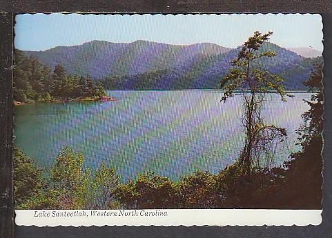 Lake Santeelah Western NC Postcard BIN 