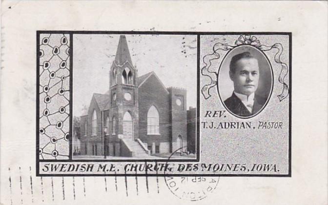 Iowa Des Moines Swedish Methodist Episcopal Church  1907