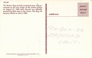 Chief Joseph, First Day of Issue on US Flag, 1968, Old Postcard