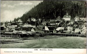 Postcard Waterfront View of Ketchikan, Alaska J10