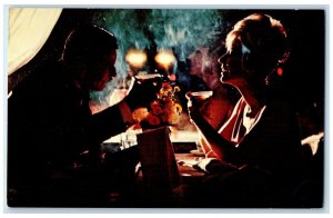 c1950's The Oceanus Freeport Grand Bahama Island Den Night Club Vintage Postcard