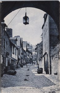 France Dinan La Rue du Jerzual Vintage Postcard C078