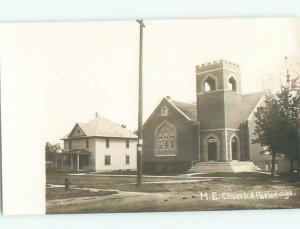 Old rppc BUILDING SCENE Architecture Postcard AB1107