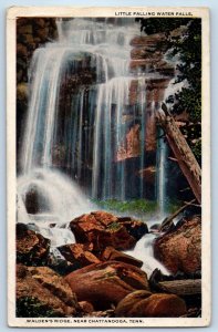 1918 Chattanooga Tennessee Postcard Little Falling Water Falls Walden Ridge
