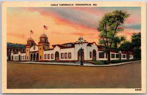 Cado Tabernacle Indianapolis Indiana IN Building Street View Postcard