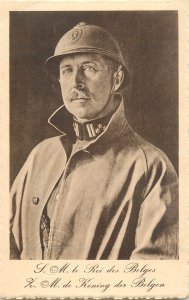 Belgian royaly card - king Albert I of Belgium