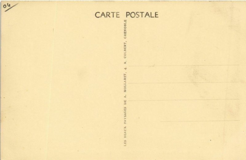 CPA Castellane rock and its mountains (1208289) 