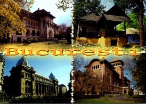 Romania Bucarest Multi View Town Views Museums