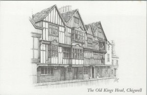 Essex Postcard -The Old Kings Head, Chigwell, Illustration by R.V.Brown RR13061