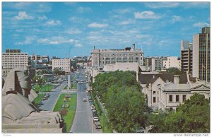 Aerial view,  The Manitoba Legislative Building,  Winnipeg,  Manitoba,  Canad...