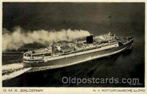 DMS Baloeran, NV Rotterdamsche Lloyd Steamer Ship Unused some corner wear cau...