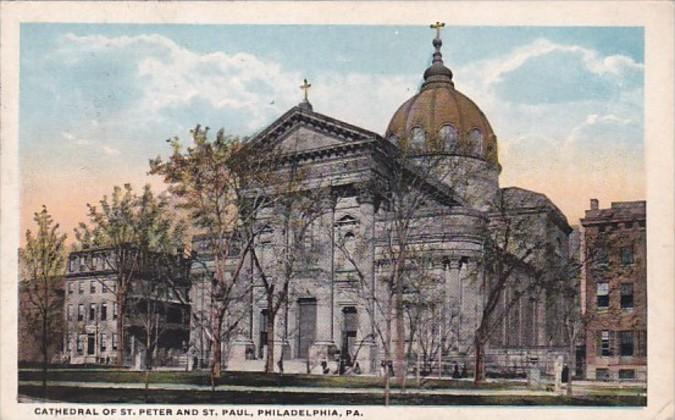 Pennsylvania Philadelphia Cathedral Of St Peter and St Paul 1919 Curteich