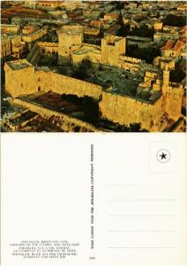 CPM AK Israel JERUSALEM Bird's Eye View The Citadel and Jaffa Gate (771810)