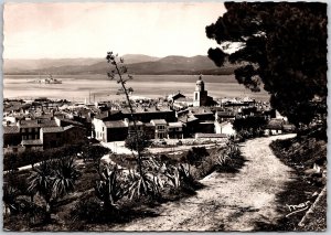 Salon-De-Provence Vue Generale France Ocean View Houses Real Photo RPPC Postcard