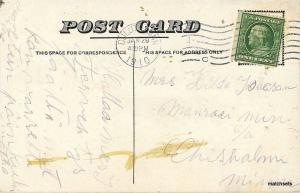 1910 Railroad Virginia Lumber Minnesota postcard 8397