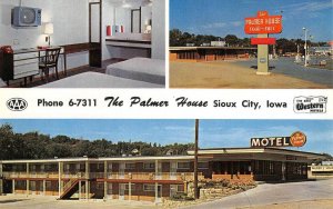 Sioux City, Iowa THE PALMER HOUSE Roadside Mid-Century Modern TV 1960s Vintage