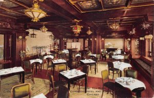 JAPANESE TEA ROOM CONGRESS HOTEL & ANNEX CHICAGO ILLINOIS POSTCARD (c. 1910)